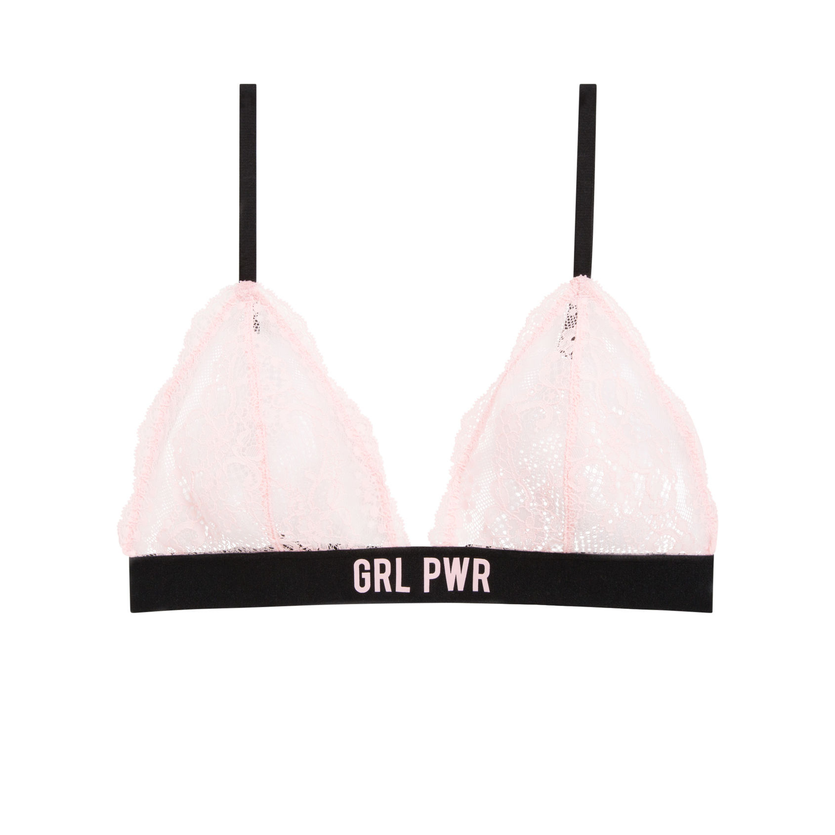 Soutien gorge triangle girlpoweriz - rose | Undiz